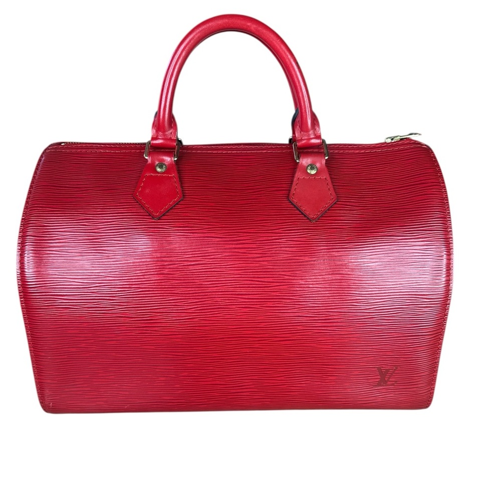 Louis Vuitton Epi Red satchel speedy 35 Handbag - Picture 2 of 10